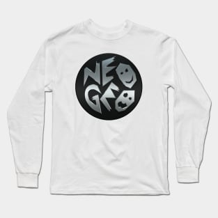 Neo Geo (chrome on black) Long Sleeve T-Shirt